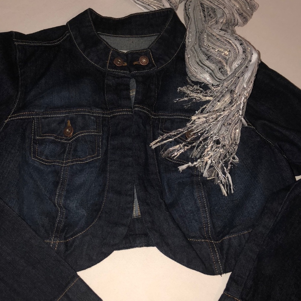 Cropped Jean Jacket